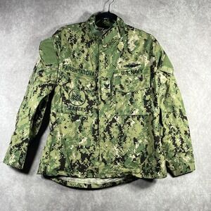 US Navy Blouse NWU Type III Working Uniform Men Small XShort Jacket Digital Camo